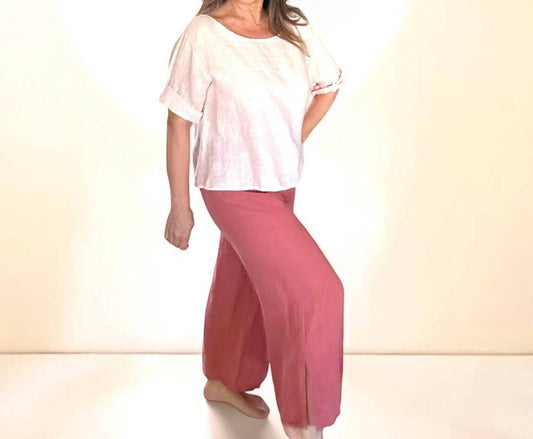 Gigi Moda - Flo Linen Capri Pants