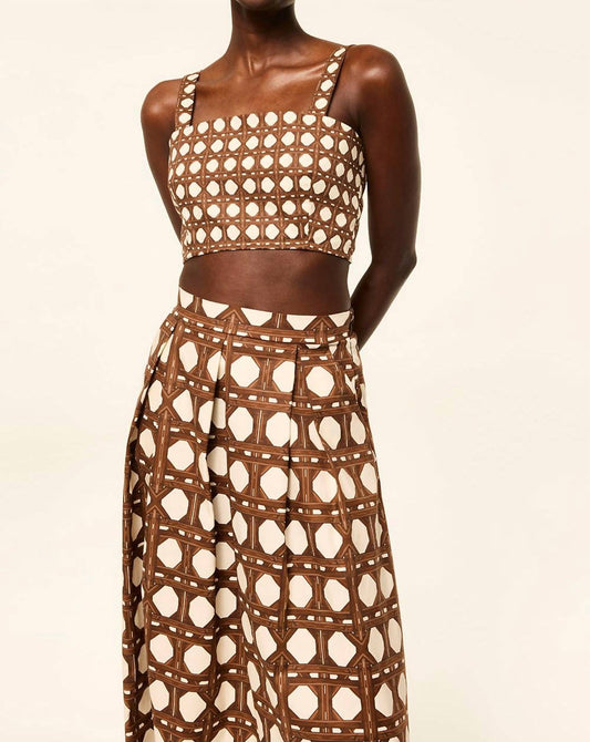 Misa Los Angeles - Lois Smocked Crop Top