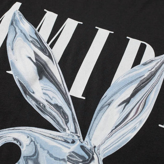 Amiri - Women's Metallic Playboy Bunny T-shirt