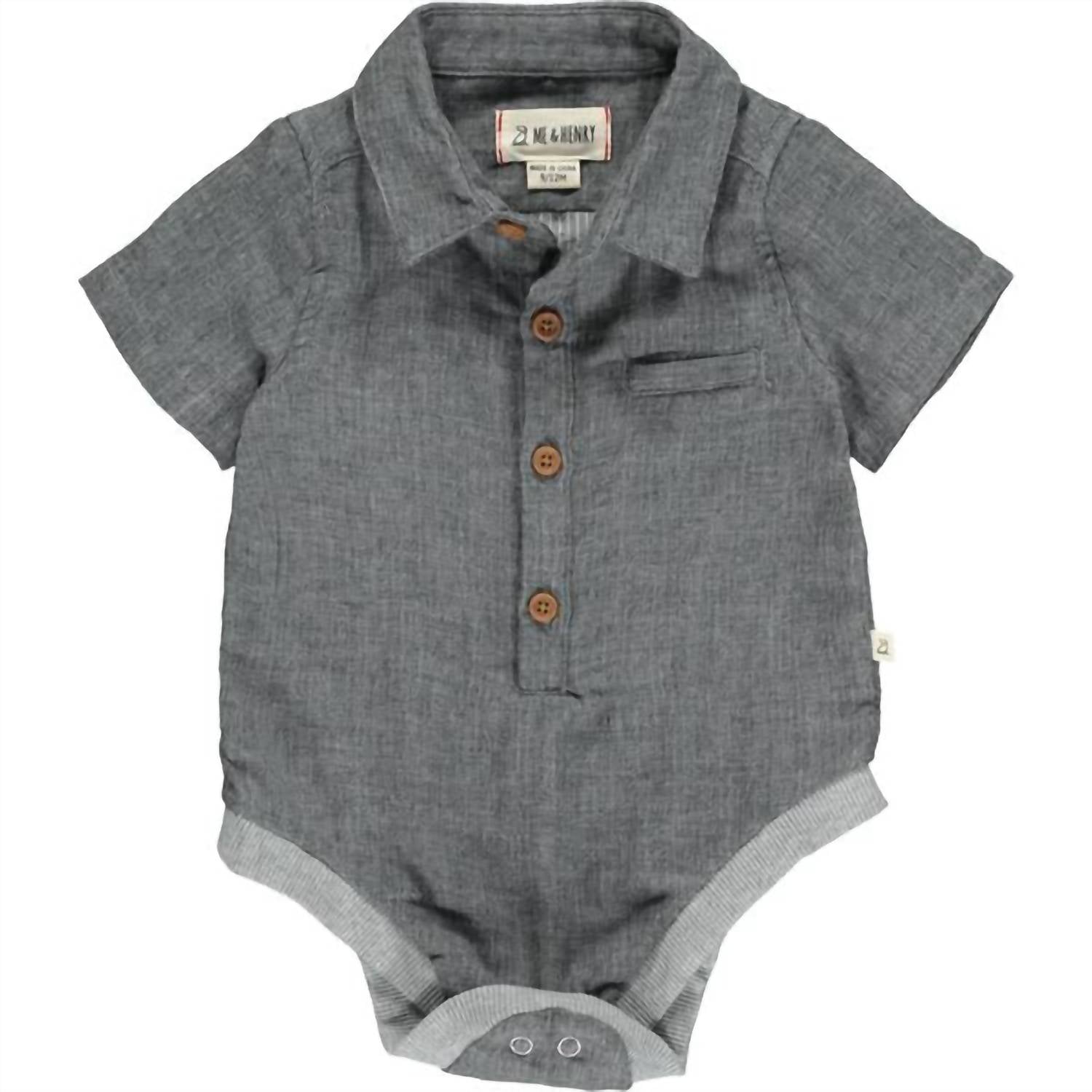 Me and Henry  RIPLEY Jersey Onesie - Blue main image 1
