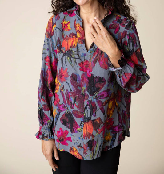 Habitat - Vintage Print Flounce Shirt