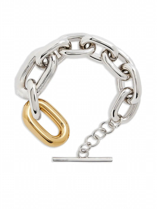 Rabanne - Women's Xl-link Bi-color Chain Bracelet