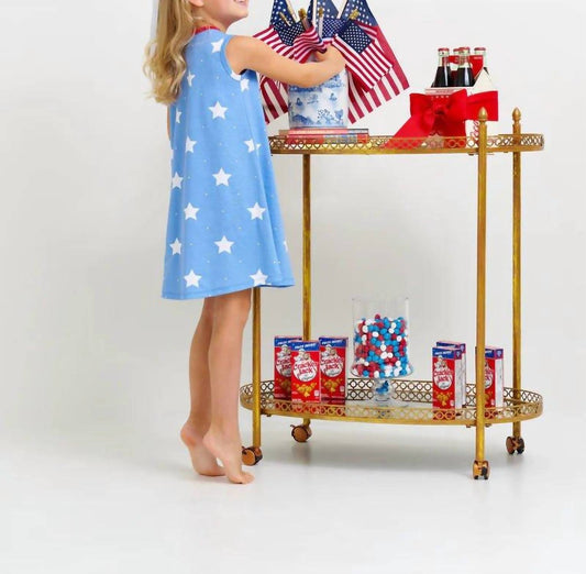 The Beaufort Bonnet Company - Stars Sleeveless Polly Play Dress