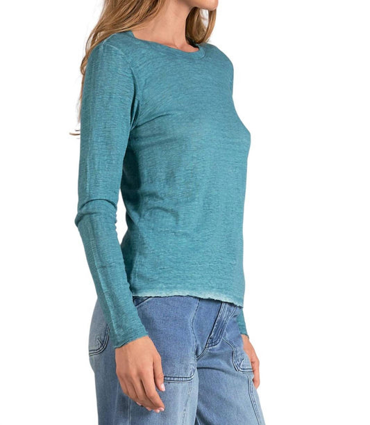 Elan - Long Sleeve Crewneck Top
