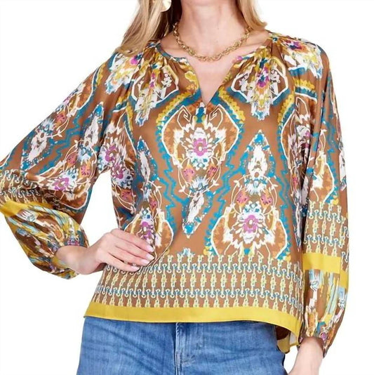 Joy Joy - Long Sleeve Peasant Top
