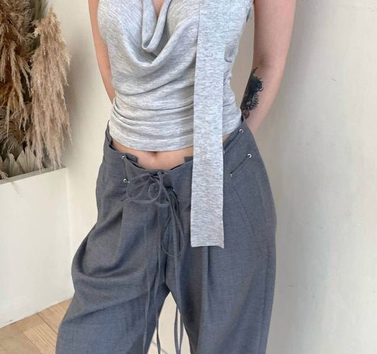 Aya Muse - Halter Top With Tie