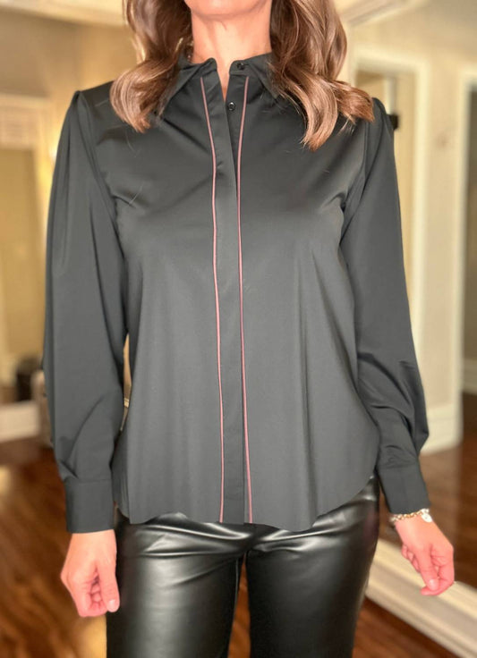 Lysse - Nera Pleated Sleeve Shirt