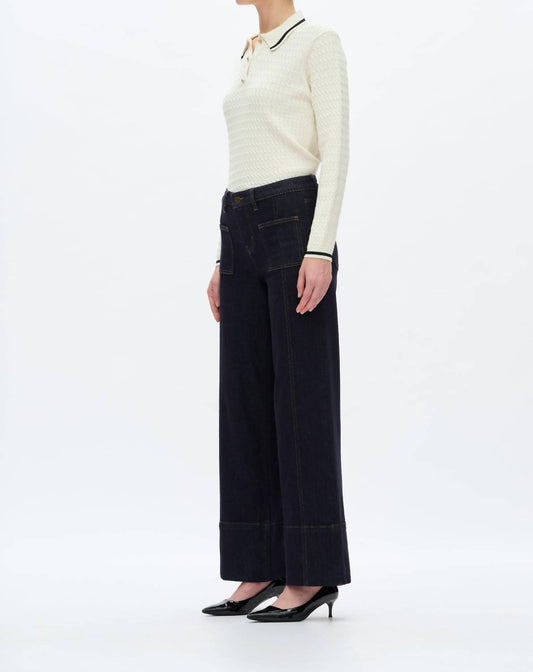 Bayeas - Katia Mid Rise Wide Leg Pants