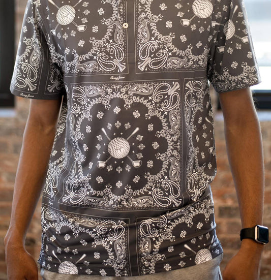 Swingjuice - Men's Golf Bandana Polo Shirt