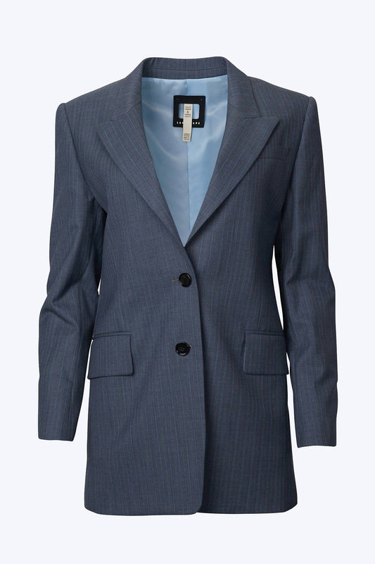 FINE WOOL SINGLE-BREASTED BLAZER
