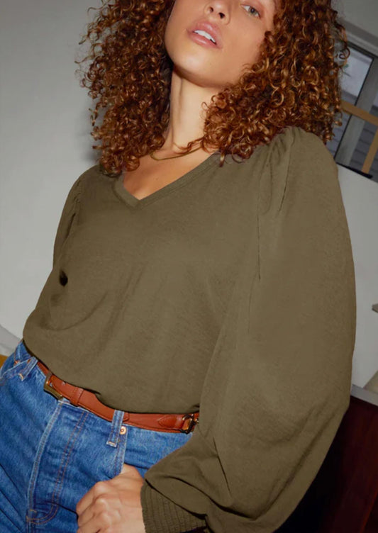 Nation Ltd - Tabitha Full Sleeve V- Neck