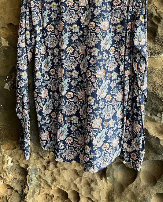 Hartford - Men's Bandana Print Long Sleeve Shirt