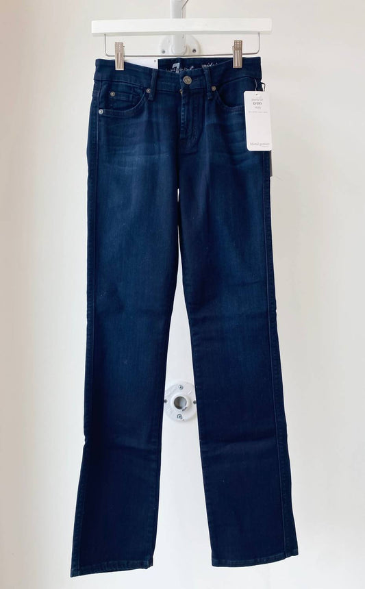 7 For All Mankind - Mid Rise Kimmie Straight Jean