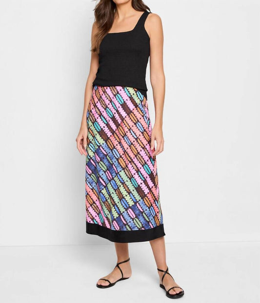 Nic + Zoe - Rainbow Macaroon Skirt