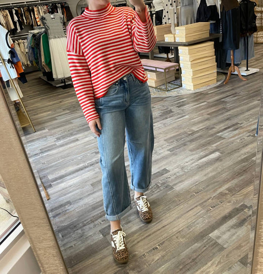 Ellison - Striped Knit Sweater