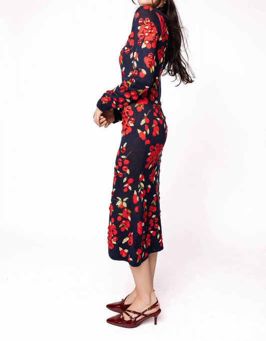 Queen Of Sparkles - Cranberries Midi Dress