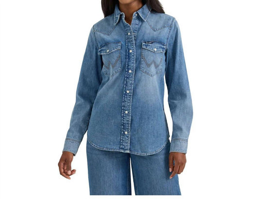 Wrangler - Retro Americana Long Sleeve Snap Shirt
