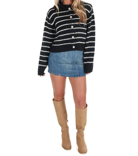 Zenana - All to Yourself Stripe Cardigan