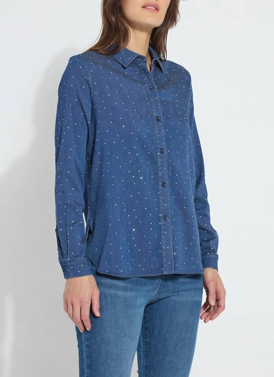 Lysse - Cataleya Crystal St Tencel Chambray Shirt
