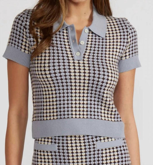 Lucy Paris - Vivian Knit Polo
