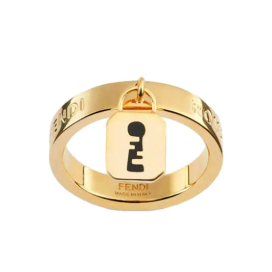 Fendi - Women's Master Key Pendant Metal Medium Fashion Ring