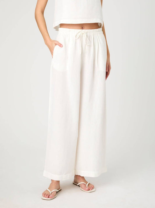 French Connection - Birdie Linen Wide Leg Trouser