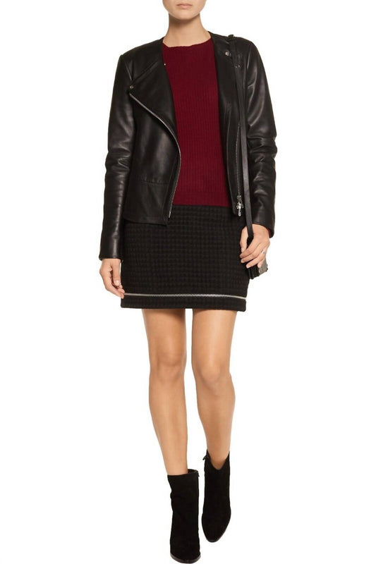 Rebecca Minkoff - Tweed Wool Blend Mini Skirt