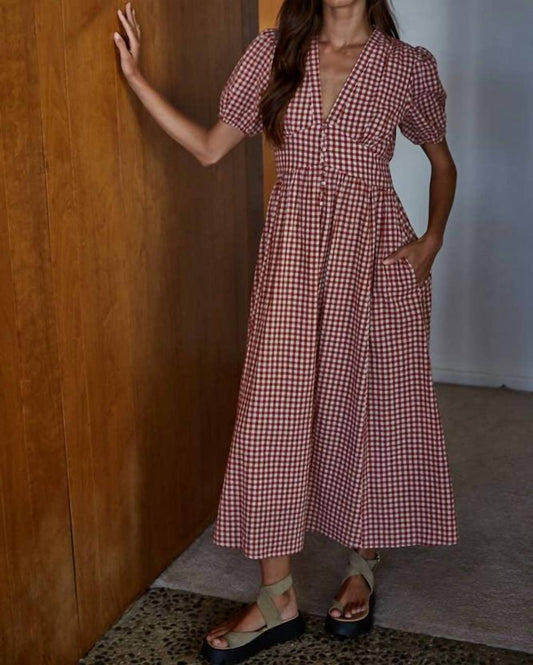 By Together - Sayler Gingham Bodice Dress
