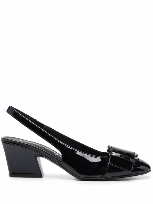 Salvatore Ferragamo - Women's Briget Patent-leather Slingback Pumps