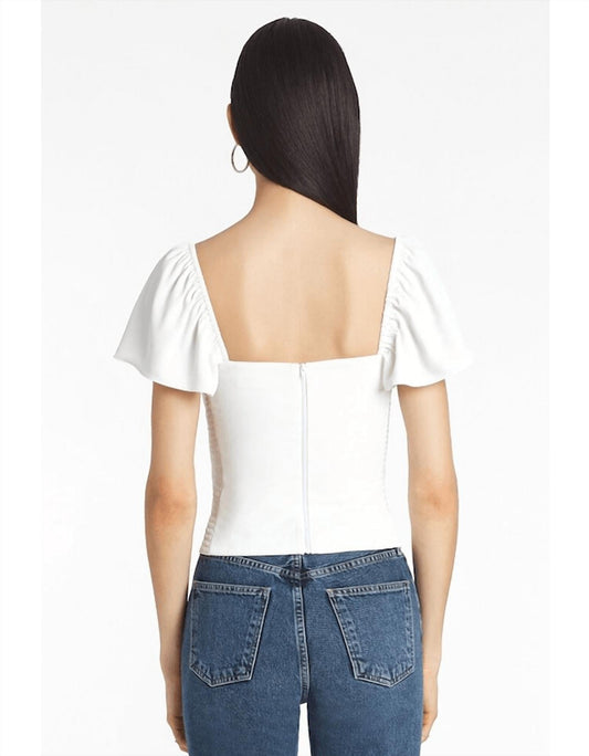 Amanda Uprichard - Fortuna Top - clothing - polyester - shirts