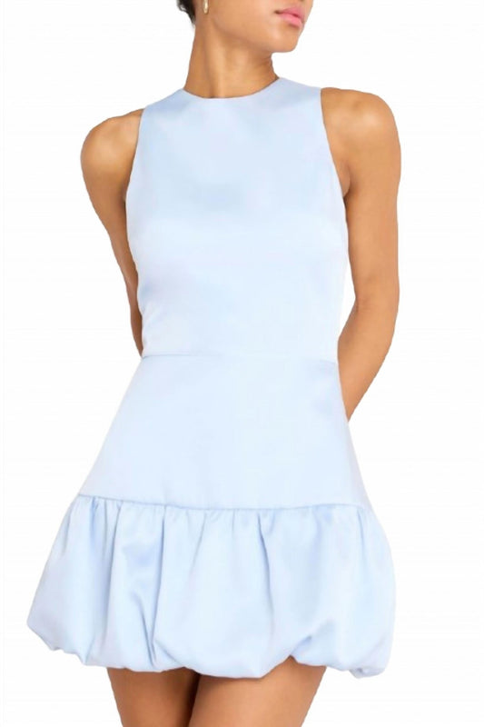 Amanda Uprichard - Jasper Skort Bubble Romper - blue - clothing - jumpsuits