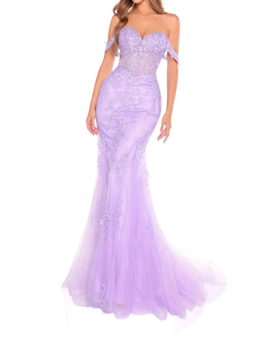 Amarra - Stunning Floral Mermaid Prom Dress - clothing - dresses - floral