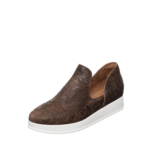 Antelope - Women's Sailor Scratched Sneaker - brown - leather - shoes