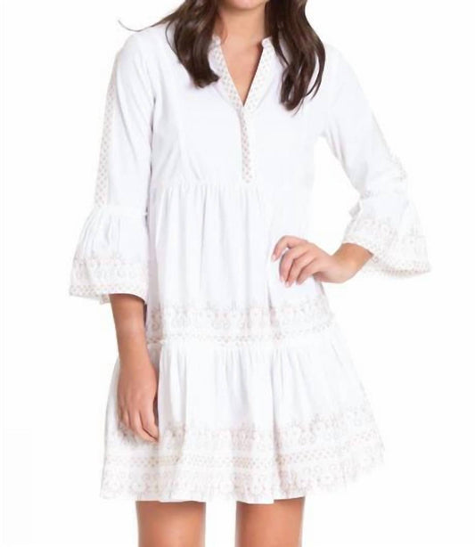 Apny - Tiered Flounce Sleeve Dress - clothing - collection:Graddresses(Auto) - cotton