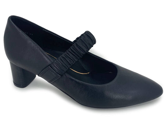 Ara - Women's Leda Pump Sandal - black - heels - shoes