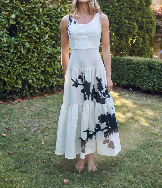 Aston Studio - Ares Tiered Maxi Dress - clothing - dresses - floral