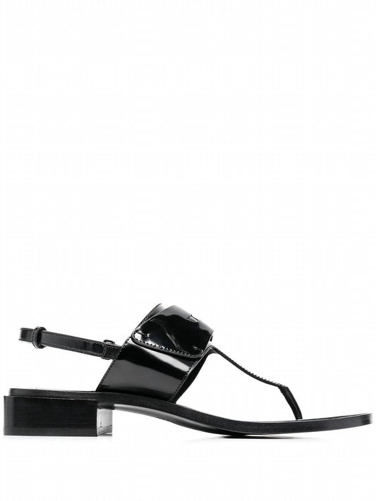 Salvatore Ferragamo - Women's Logo-plaque Detail Thong Sandals