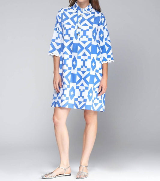 Vilagallo - TYANNA MAXI GEO AZULON