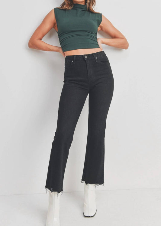 Just Black Denim - Vintage Crop Flare Jeans