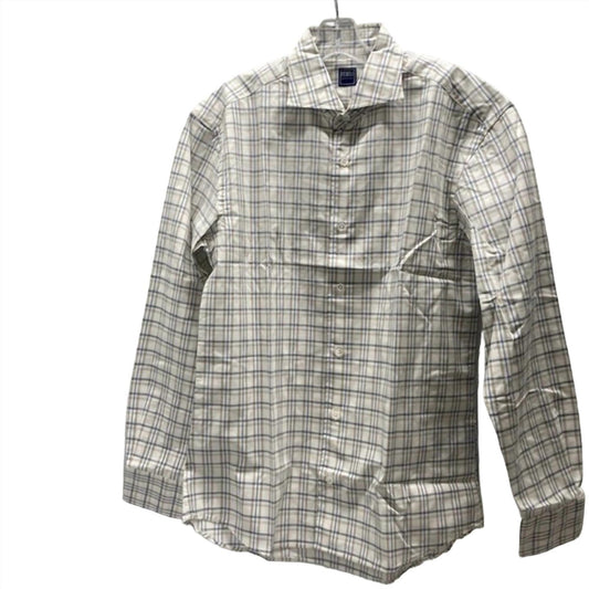 Fedeli - Men's Linen Blend Long Sleeve Button Shirt
