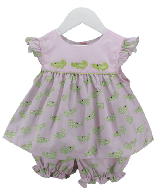 Charming Little One - Baby Crocodile Print Mary Set