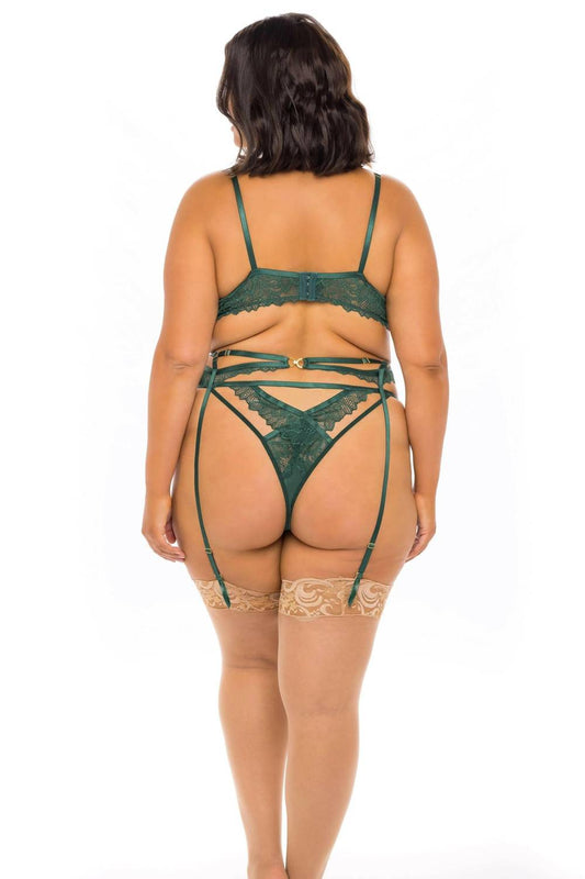 Oh La La Cheri - Louisa 3 Piece Bra Set - Plus