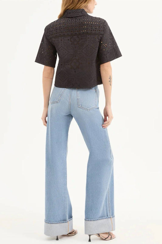 Veronica Beard - Spruce Wide Half-sleeve Top