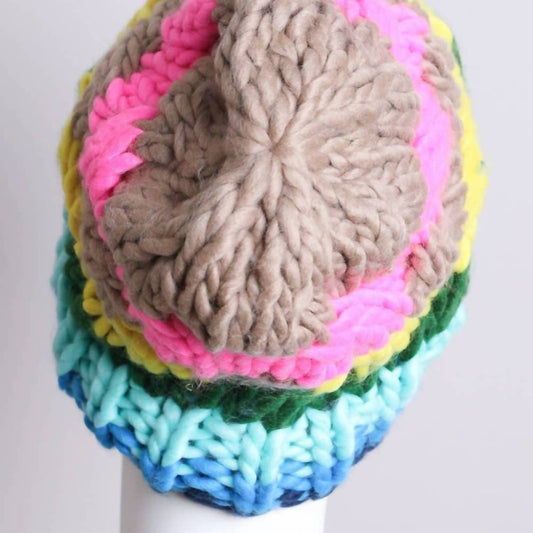 Leto - Women's Oversized Chunky Yarn Beanie