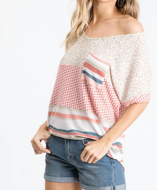 7Th Ray - Leopard Print Top