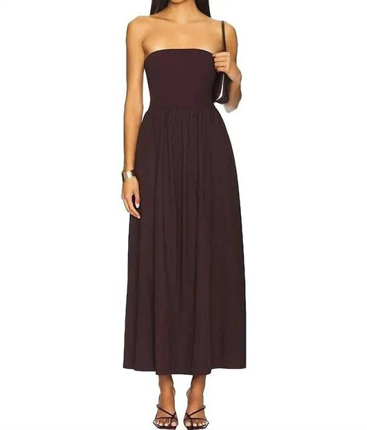 Enza Costa - Cotton Resort Strapless Dress