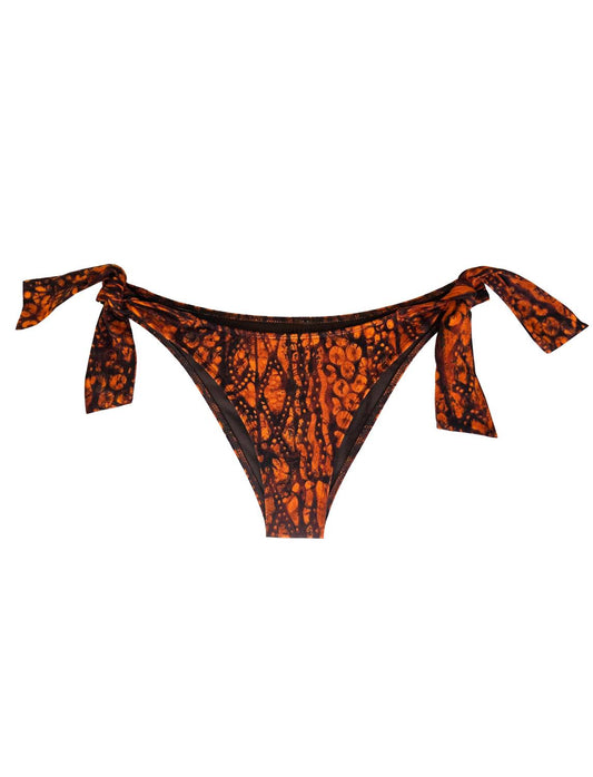 Malibutique - Women's Snake Print Bikini Bottom