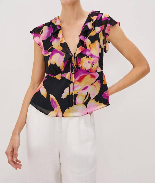 Rails - Carmine Ruffled Top