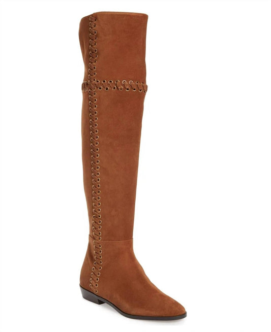 Michael Kors - Women Malin Grommet Suede Leather Over-The-Knee Boots
