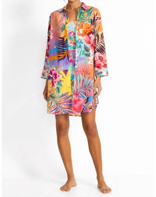 Johnny Was - BUTTON DOWN SHIRT DRESS